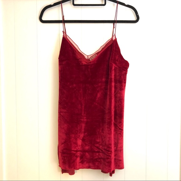 Free People | Red Velvet intimate tank - Picture 3 of 6
